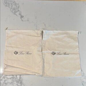 Loro Piana Set of 2 Dust Bags - Beige 14 size: 15 X 12